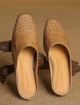 Mila™ Genuine Leather Mules