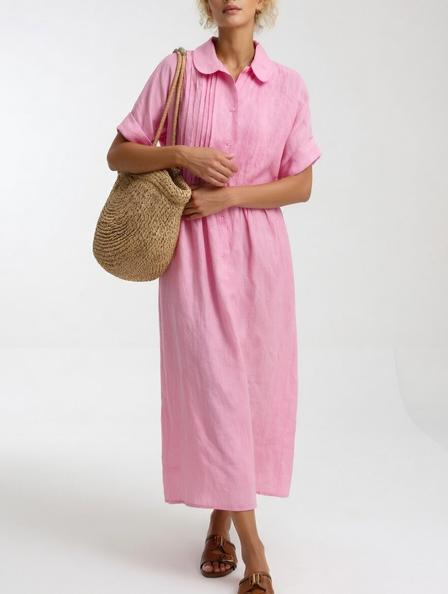 Lysandra™ Flowing Summer Shirt Dress