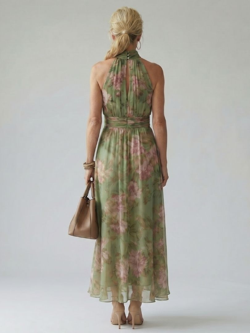 Naomi™ Halter Maxi Dress