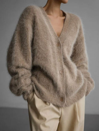 Eliza - Comfortable Fur Cardigan