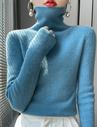 Lenie - Casual Turtleneck Sweater