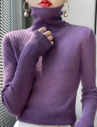 Lenie - Casual Turtleneck Sweater