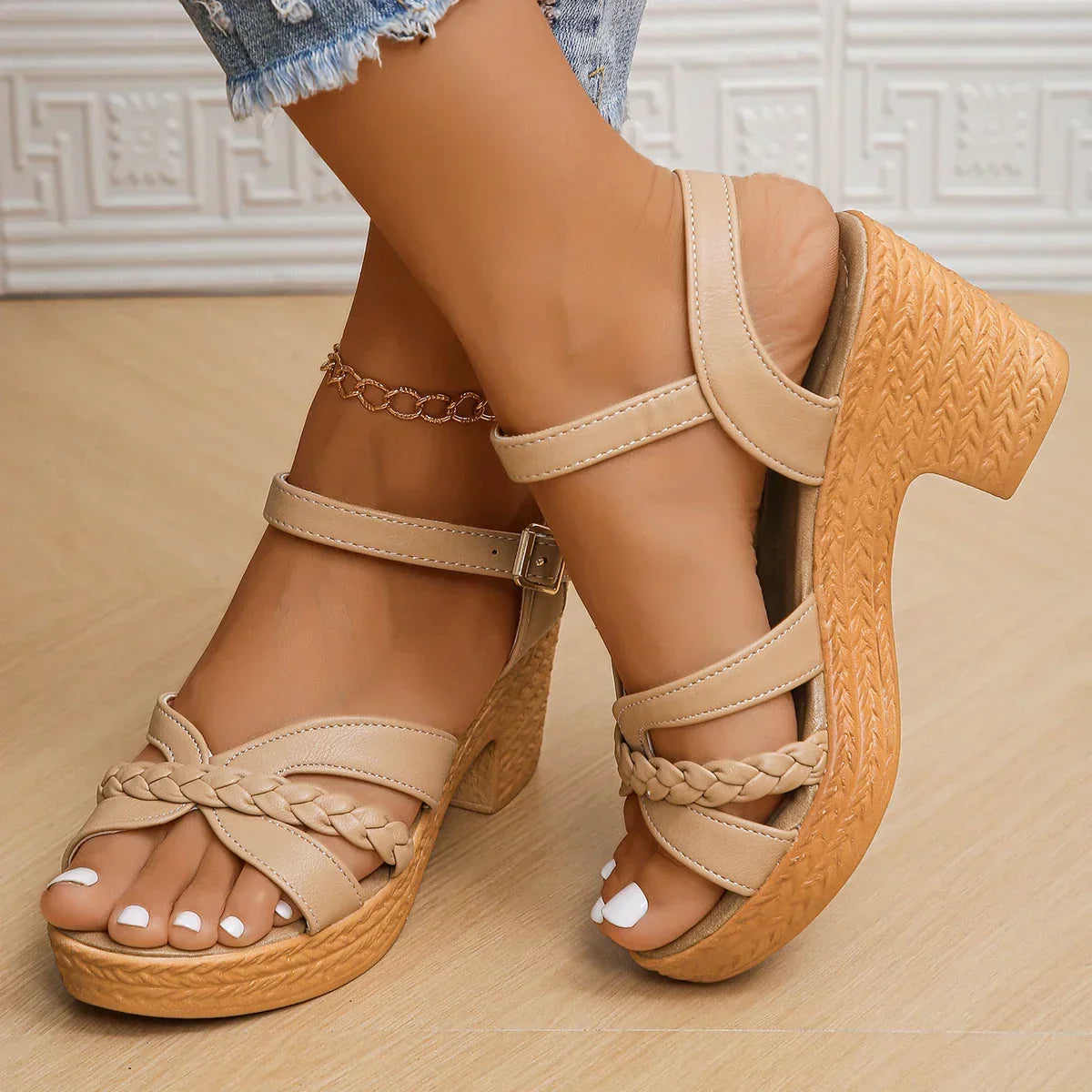 Gianna™ | Classic Mid-Heel Sandals
