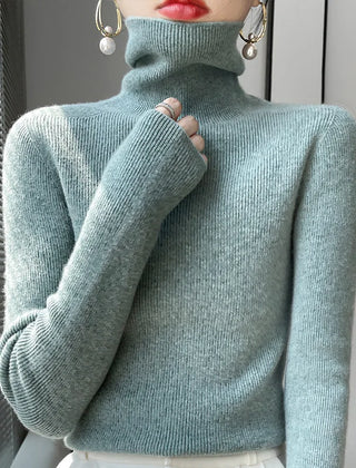 Lenie - Casual Turtleneck Sweater
