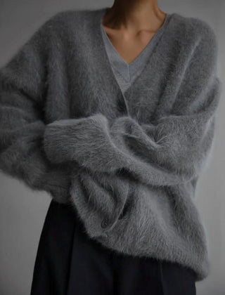 Eliza - Comfortable Fur Cardigan