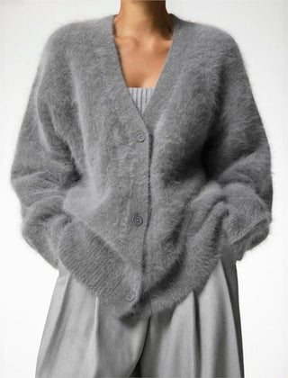 Eliza - Comfortable Fur Cardigan