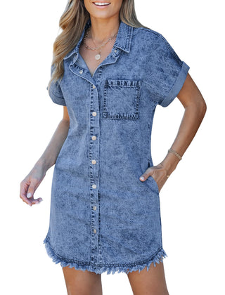 Michelle | Denim Shirt Dress