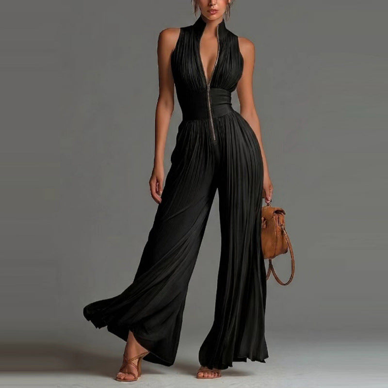 Sofia™ Pleated Floral Jumpsuit