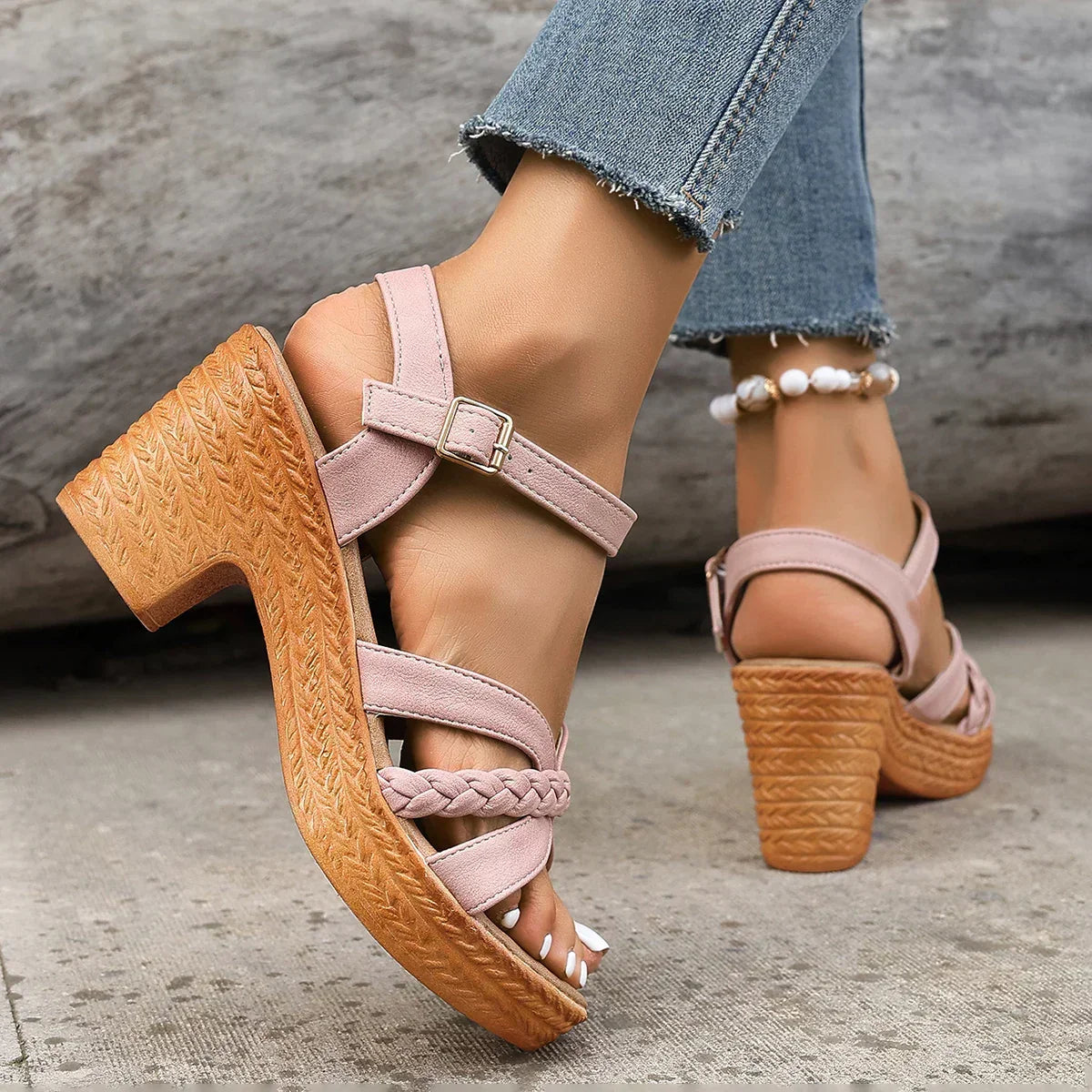 Gianna™ | Classic Mid-Heel Sandals