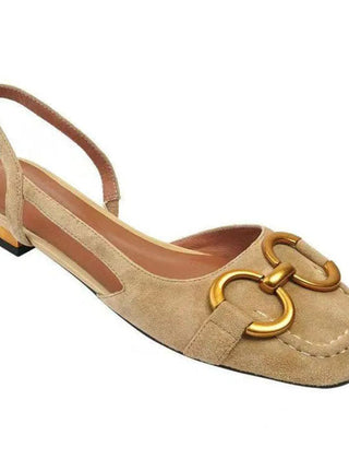 Brenna™ | Orthopedic Leather Buckle Sandals