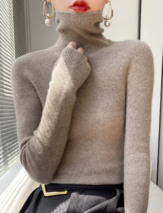 Lenie - Casual Turtleneck Sweater