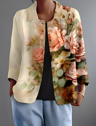 Erin™ | Painted Floral Blouse