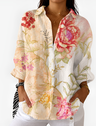 Vintage Bloom Botanical Blouse
