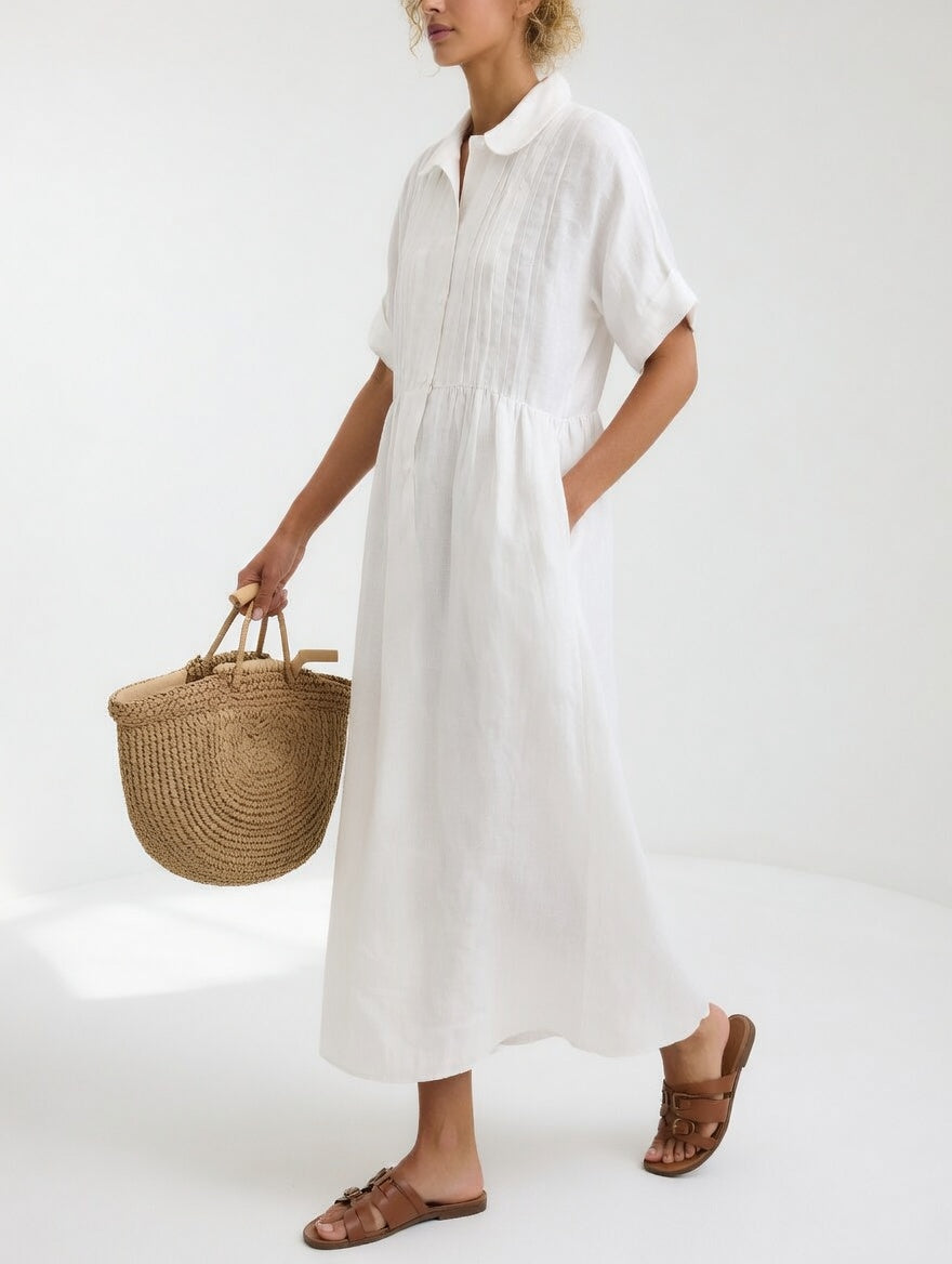 Lysandra™ Flowing Summer Shirt Dress