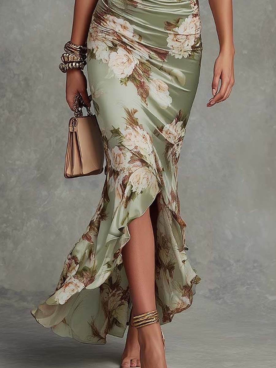 Anastasia™ Long Dress with Floral Print