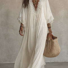 Indara™ Long V-Neck Dress