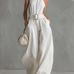 Monroe™ Belted Wide-Leg Jumpsuit