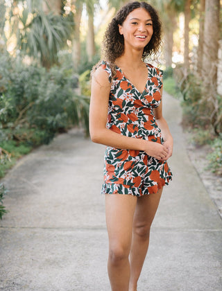 Alivia™ Sculpt & Support Ruffle Swimsuit