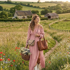 Amaya™ Off-Shoulder Smocked Maxi Dress