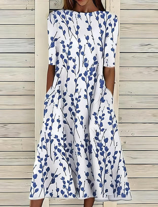 Ayla™ | Coastal Floral Midi Dress
