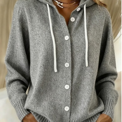 Bella™ | Cozy Hooded Knit Cardigan