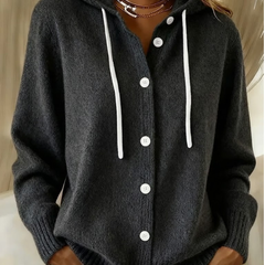 Bella™ | Cozy Hooded Knit Cardigan