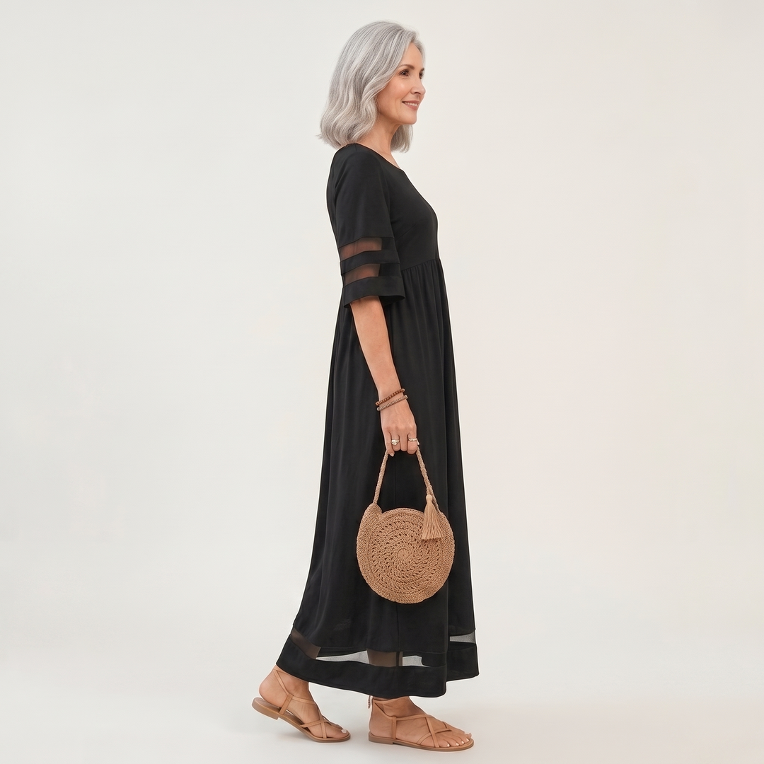 Aubrey™ Flattering Tummy-Smoothing Midi Dress