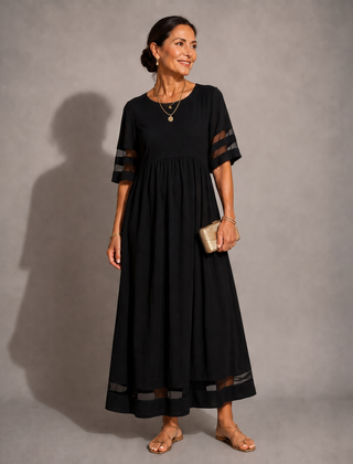 Aubrey™ Flattering Tummy-Smoothing Midi Dress