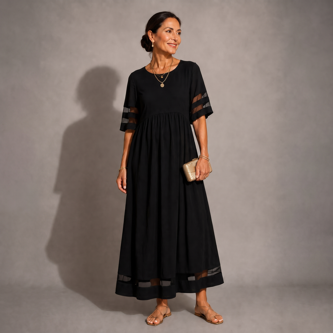 Aubrey™ Flattering Tummy-Smoothing Midi Dress