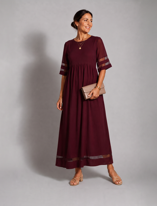 Aubrey™ Flattering Tummy-Smoothing Midi Dress