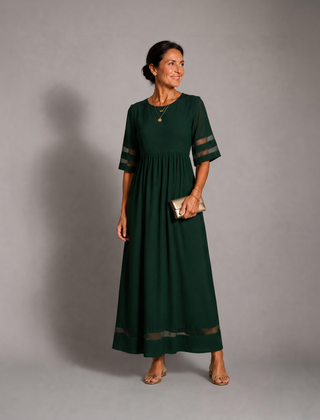 Aubrey™ Flattering Tummy-Smoothing Midi Dress