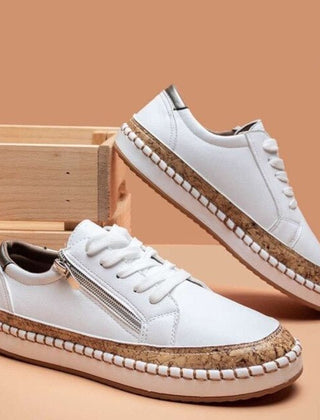 Oluchi™  Floral Orthopedic Zipper Sneakers