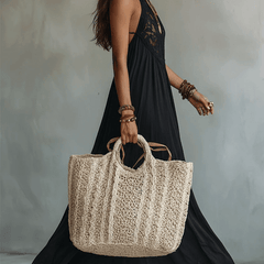 Marguerite™ Bohemian Sleeveless Maxi Dress with Trim