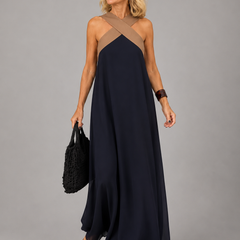 Madelynn | Cross Elegance Maxi Dress