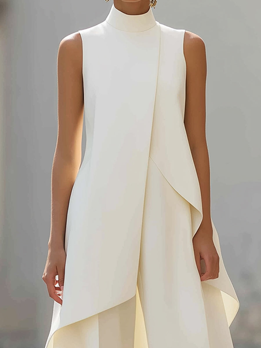 Annabella™ Elegant Drape Long Jumpsuit