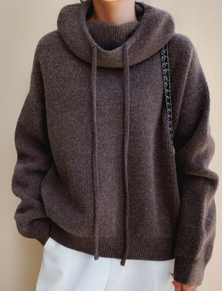 Lotte - Cowl Neck Hoodie