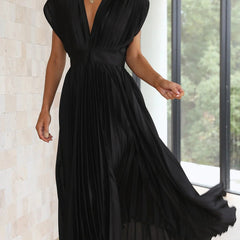 Ottavia™ Elegant Pleated Maxi Dress