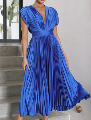 Ottavia™ Elegant Pleated Maxi Dress