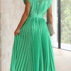 Ottavia™ Elegant Pleated Maxi Dress