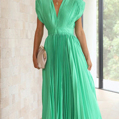 Ottavia™ Elegant Pleated Maxi Dress