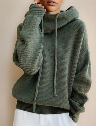 Lotte - Cowl Neck Hoodie