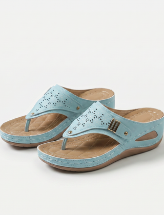 Anna™ | Comfort Wedge Toe Sandals