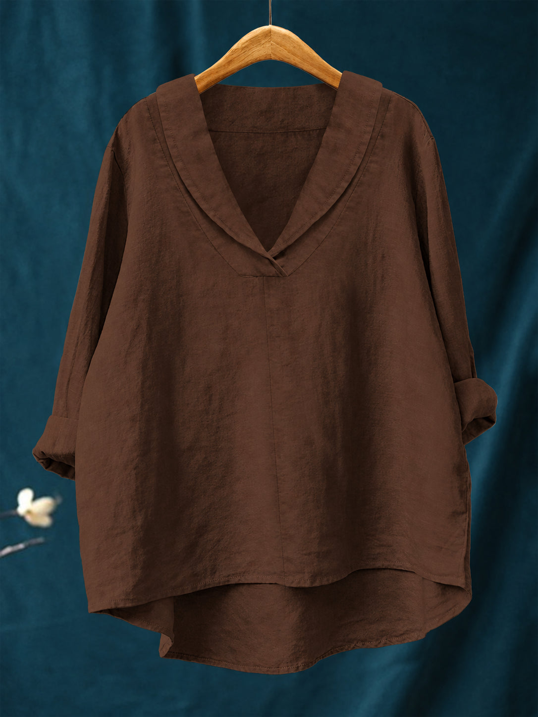 Hortense™ Flowing V-Neck Blouse