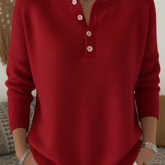 Monica Classic Button Knit Sweater