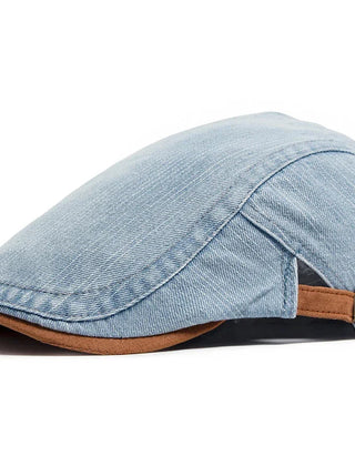 Kian™ Premium Denim Flat Cap
