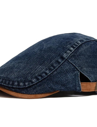 Kian™ Premium Denim Flat Cap