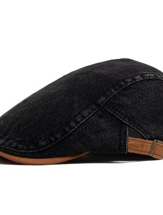 Kian™ Premium Denim Flat Cap
