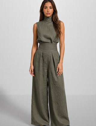 Aleia™ Linen Blend Two-Piece Set