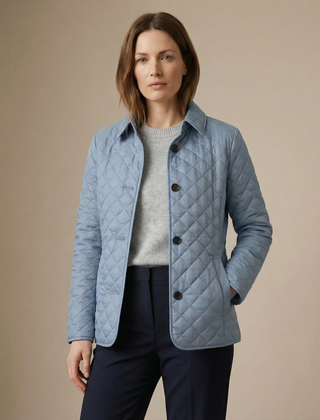 Olive™ Quilted Button-Up Jacket