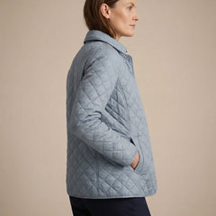 Olive™ Quilted Button-Up Jacket